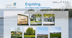 Desktop Screenshot of ergolding.de